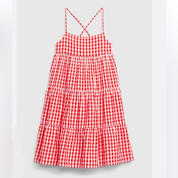 GAP Other - NWOT Gap tiered gingham dress